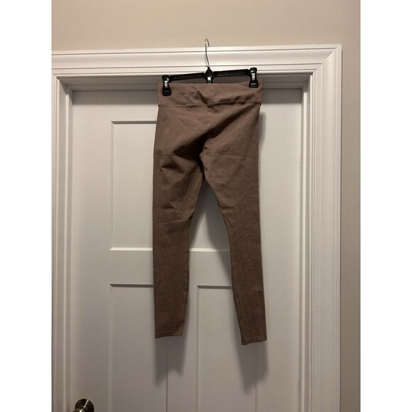 Pact Organic Cotton 3/4 Capris. Length Leggings Tan Brown Soft Nature Hiking - Picture 4 of 6